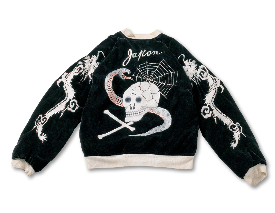 VINTAGE SOUVENIR JACKET MUSEUM - “SPIDER WEB , SNAKE & SKULL ...