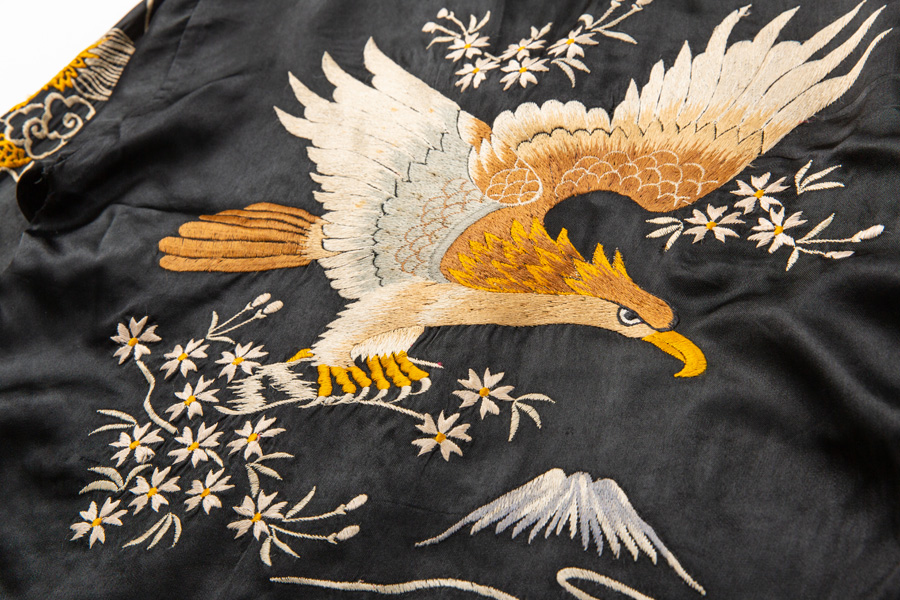 VINTAGE SOUVENIR JACKET MUSEUM - ”EAGLE” - SOUVENIR JACKET